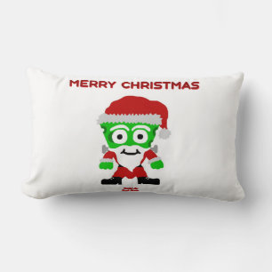 Santa FrankenCheese Lumbar Pillow Kussen