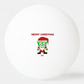 Santa FrankenCheese Ping Pong Ball (Achterkant)