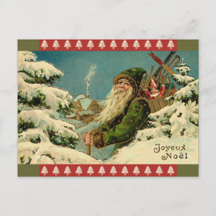  Santa French Briefkaart