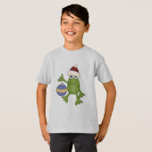 Santa Frog met Ornament Tshirts en geschenken (Voorkant volledig)
