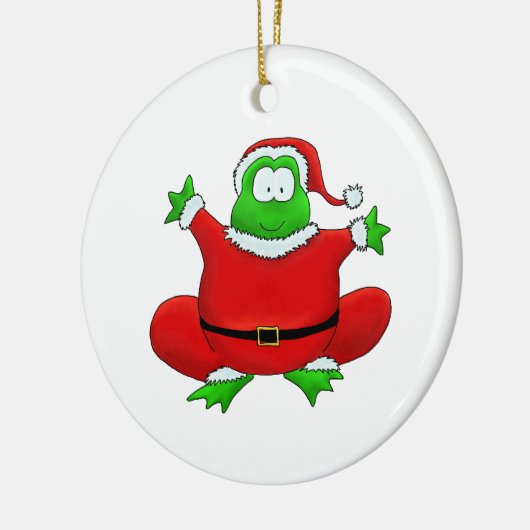 Santa Frog Ornament (Links)