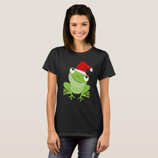 Santa Frog T-Shirt (Voorkant volledig)
