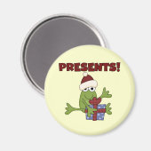 Santa Frog Tshirts en geschenken Magneet (Voorkant / Achterkant)