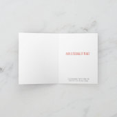 Santa Fun Cartoon Kerstlijst Nieuwigheidshoeveelhe Feestdagen Kaart (Binnen)