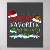 Santa Fun Favorite s Neurologist Fun Poster (Voorkant)
