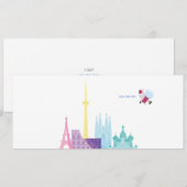 Santa Funny Pun-reiskaart voor kerstfeestdagen Feestdagenkaart (Voorkant / Achterkant)