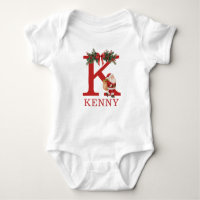 Santa Geborduurde en Naam Familie Matching