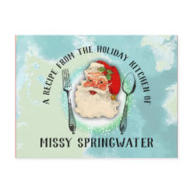 Santa gebruiksvoorwerpen koken bakken vakantie rec