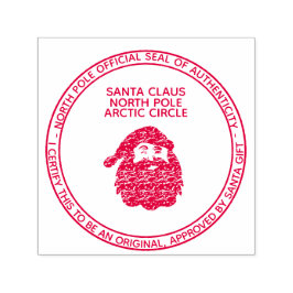 Santa gecertificeerd Noordpool Gift voor Kinderen Zelfinktende Stempel