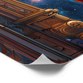 Santa Gelooft, Kerstmis Feestdagen Santa Poster (Hoek)