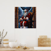 Santa Gelooft, Kerstmis Feestdagen Santa Poster (Keuken)