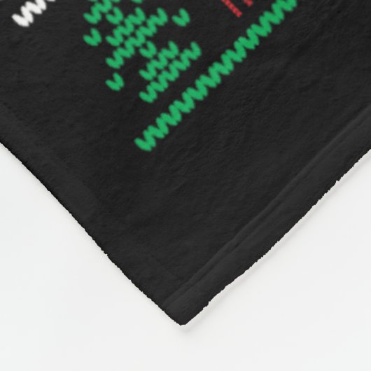 Santa German Shepherd Rijdend T-rex Kerstzweet Fleece Deken (Hoek)