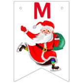 Santa - Geschenken voor iedereen - Vrolijk kerstfe Vlaggetjes (Tweede vlag)