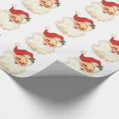 Santa gezicht  cadeaupapier (Hoek)