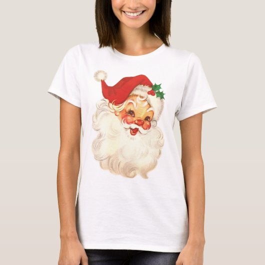 Santa gezicht  t-shirt (Voorkant)