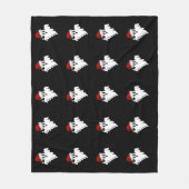 Santa Ghost Fleece Deken (Voorkant)