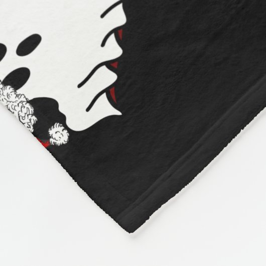 Santa Ghost Fleece Deken (Hoek)