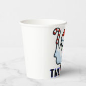 Santa Ghost Paper Cup Papieren Bekers (Rechts)