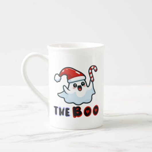 Santa Ghost Paper Cup Porselein Kop (Links)