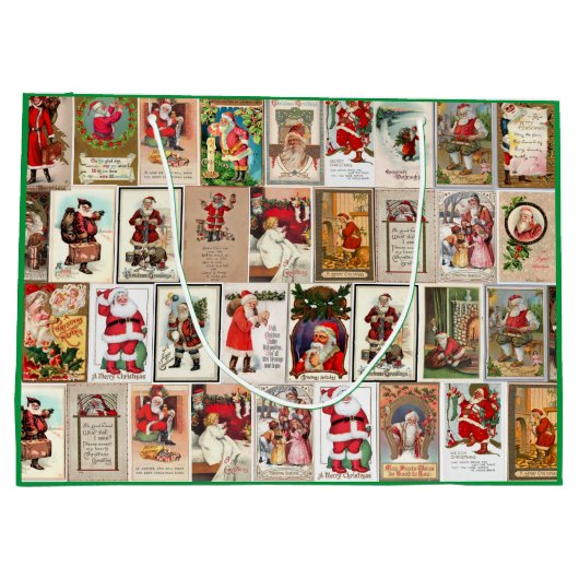  Santa Gift Bag Groot Cadeauzakje (Achterkant)