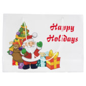 Santa Gift Bag Groot Cadeauzakje (Achterkant)