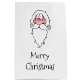 Santa Gift Bag Medium Cadeauzakje (Voorkant)