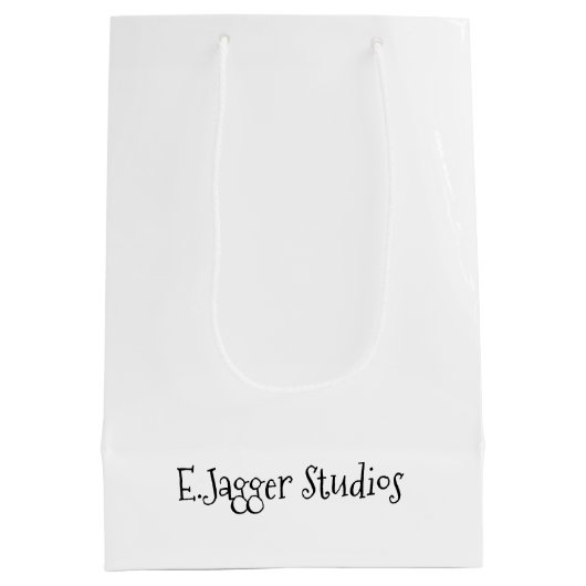 Santa Gift Bag Medium Cadeauzakje (Achterkant)