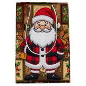 Santa Gift Bag  Medium Cadeauzakje (Voorkant)