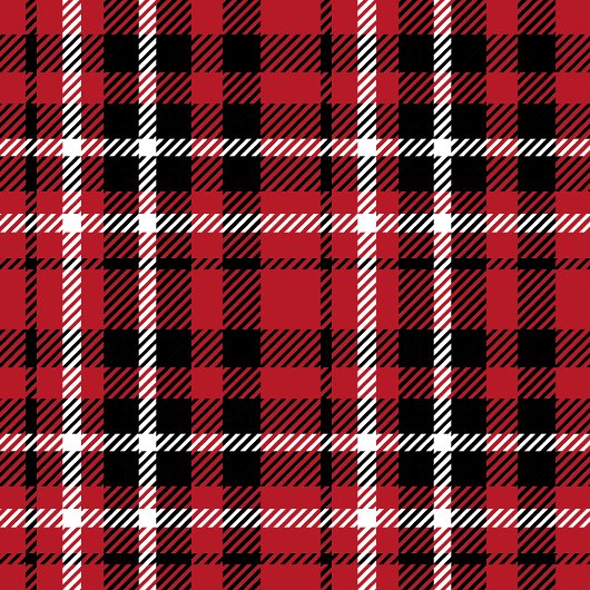 Santa Gift Bags Red Black Plaid Personalized Wrap Medium Cadeauzakje