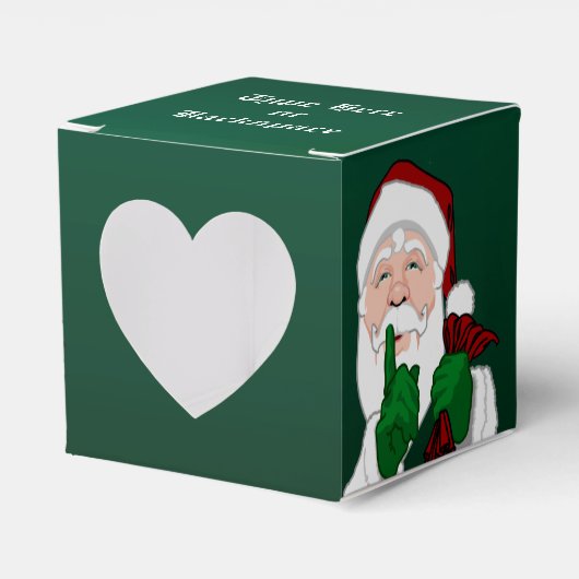 Santa Gift Box Pas kerstcadeaudozen aan Bedankdoosjes (Voorkant Zijde)