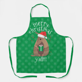 Santa Gift Giving Armadillo Texas Schort