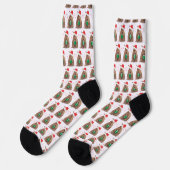 Santa Gift Giving Armadillo Texas Socks Sokken (Links)