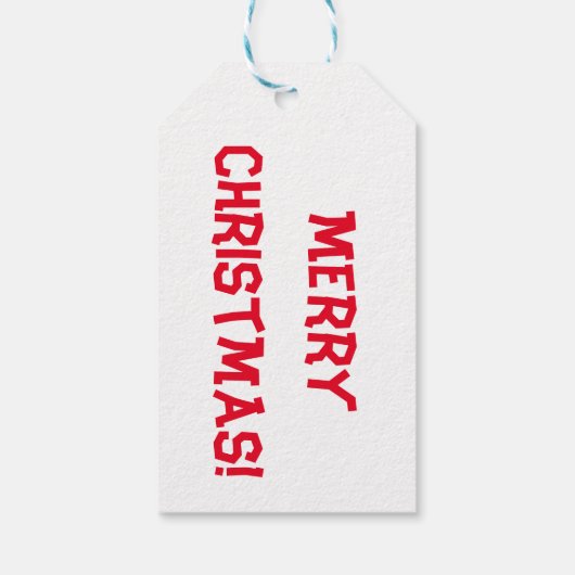 Santa Gift-Labels Cadeaulabel (Achterkant)