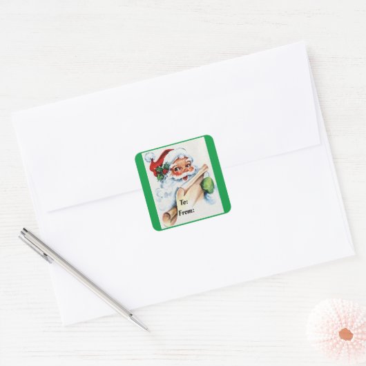  Santa Gift Stickers (Envelop)