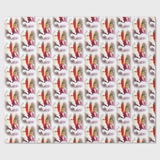 Santa Gift Wrap Cadeaupapier (Vlak)