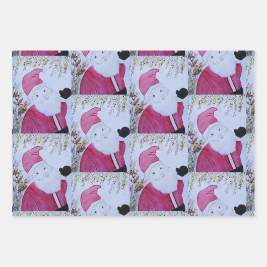  Santa Gift Wrap Inpakpapier Vel (Voorkant 2)