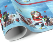 Santa Gifts Cadeaupapier (Rol Hoek)