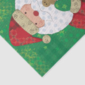 Santa Gingerbread Festive Christmas Tissuepapier (Detail)