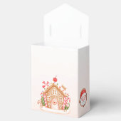Santa Gingerbread House Kerstfeest Bedankdoosjes (Geopend)