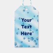 Santa Gingerbread Man Cadeaulabel (Achterkant)