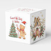 Santa Gingerbread Man Favoriet Box Bedankdoosjes (Voorkant Zijde)