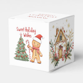 Santa Gingerbread Man Favoriet Box Bedankdoosjes