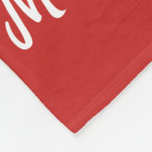 Santa Gingerbread Man | Fleece deken (Hoek)