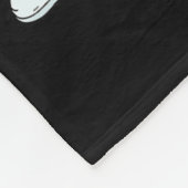 Santa Gingerbread Riding Cat Christmas Kinder Peut Fleece Deken (Hoek)