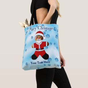 Santa Gingerbread - Vrolijk Kerstfeest Tote Bag