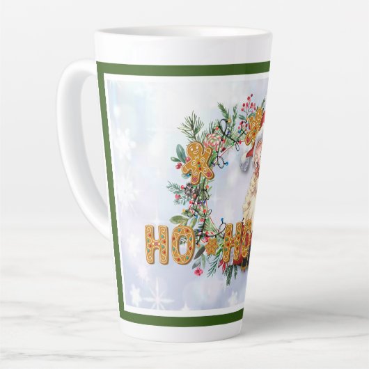  Santa & Gingerbrood Ho-Ho-Ho Latte Mok (Linkerhoek)