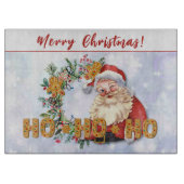 Santa & Gingerbrood Ho-Ho-Ho Snijplank (Voorkant)