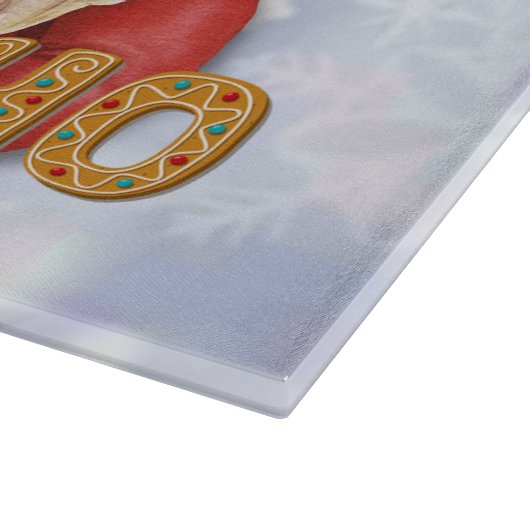  Santa & Gingerbrood Ho-Ho-Ho Snijplank (Hoek)