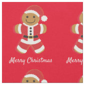Santa Gingerbrood Man met pretkerst Stof (Close Up)