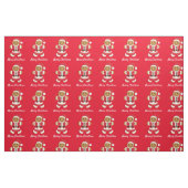 Santa Gingerbrood Man met pretkerst Stof (Fat Quarter)
